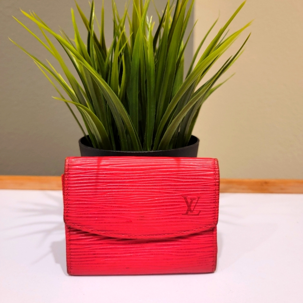 Louis Vuitton Epi Porte Monnaie Coin Case